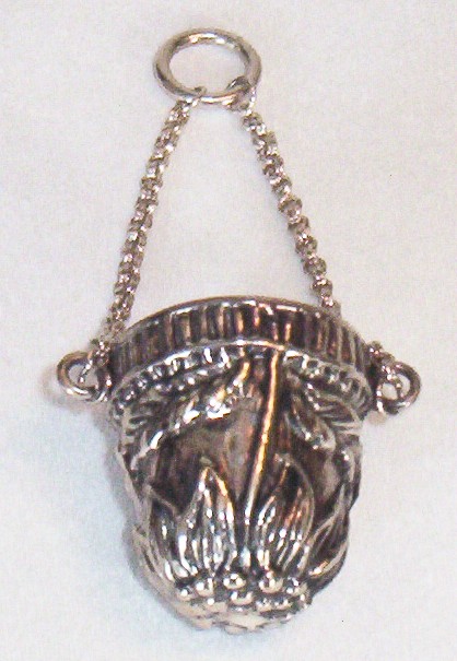 sterling thimble holder